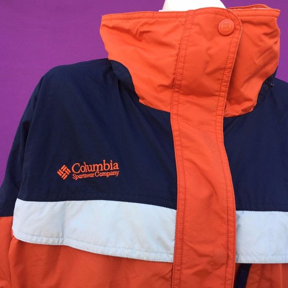 COLUMBIA boulder ridge women's 3-in-1orange color jacket size--L - Picture 2 of 5